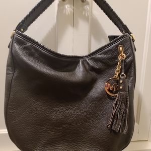 Michael Kors Brown Leather Tassel Purse